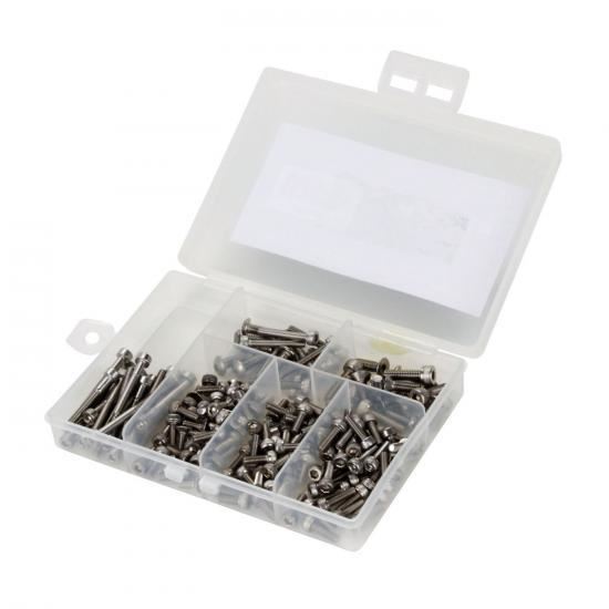 DYN Stainless Steel Screw Set: Axial SCX10