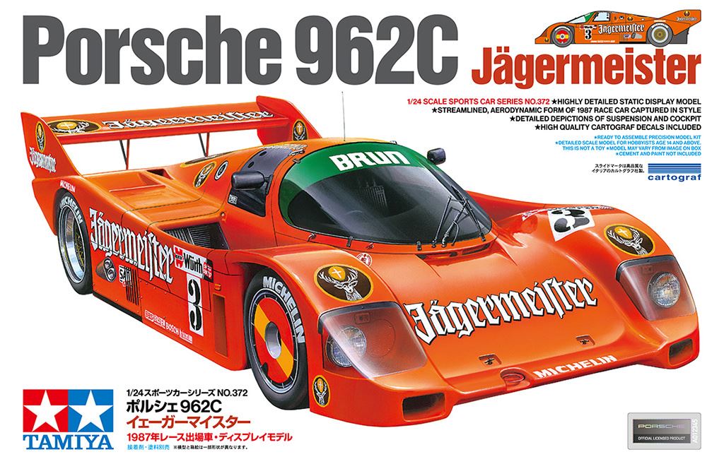 Tamiya 1/24 Porsche 962C Jaeger.