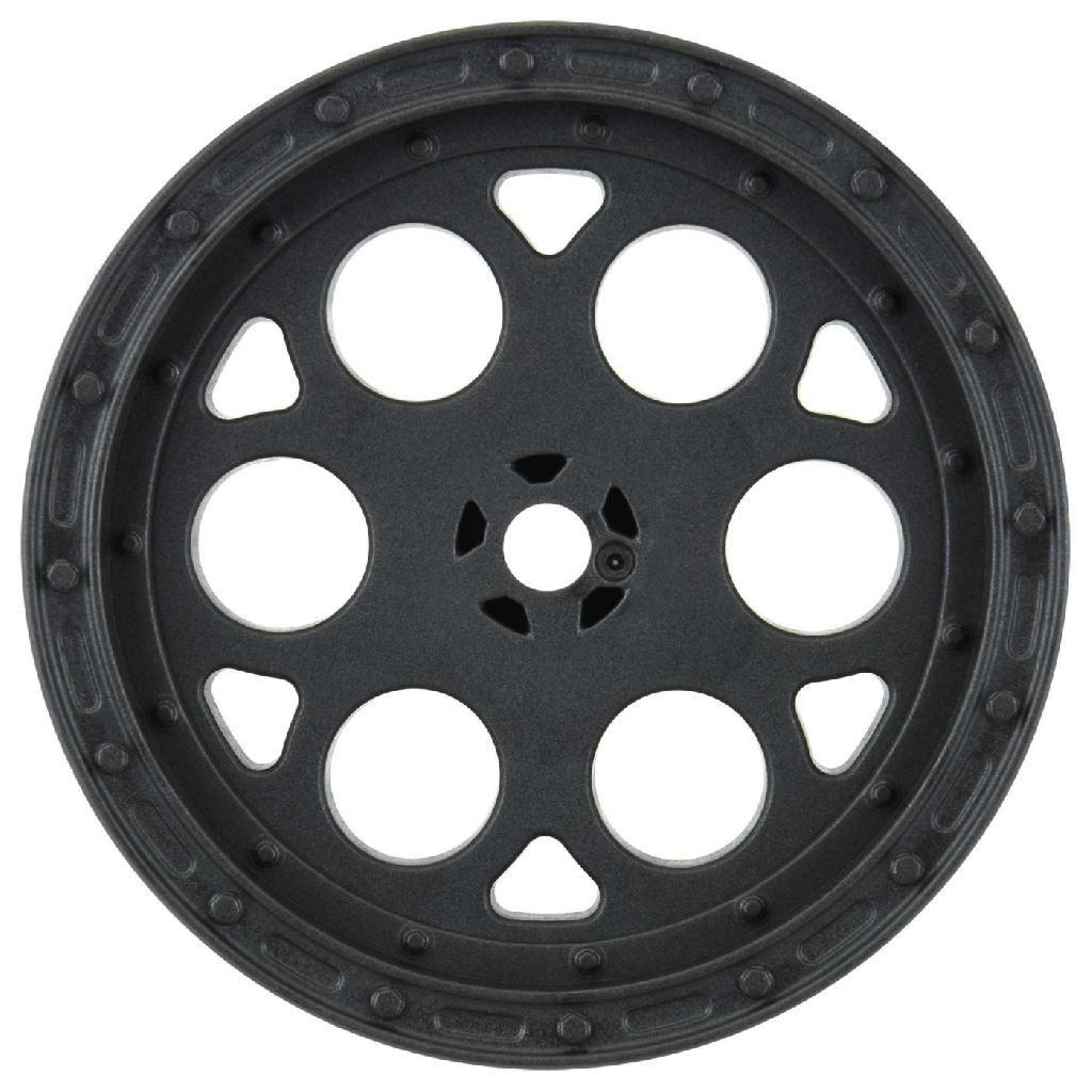 Proline 1/10 Showtime Rear 2.2In 12mm Sprint Car Wheels (2) Black