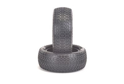 Schumacher Honeycomb Tyres - 1:10 4WD Front - Yellow - 1 Pair