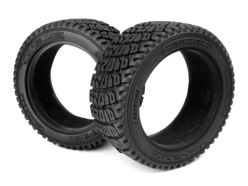 Tredz Stage Belted Tire (100X42Mm/2.6-3.0In/2Pcs)