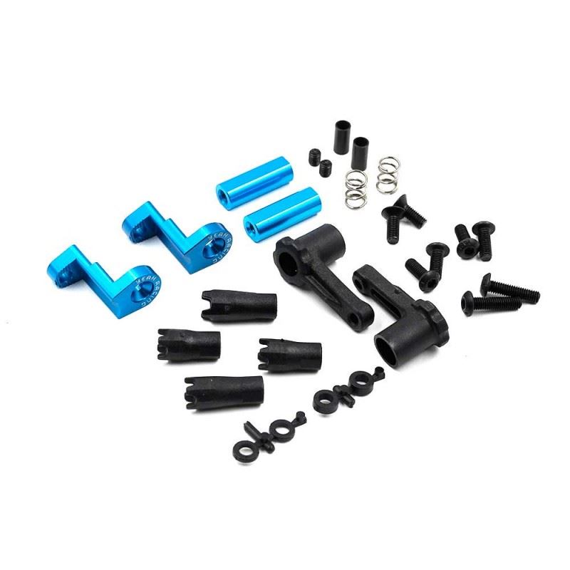 Yeah Racing Aluminum 7075 Plastic Anti Tweak Battery Holder For Tamiya TT01 TT02