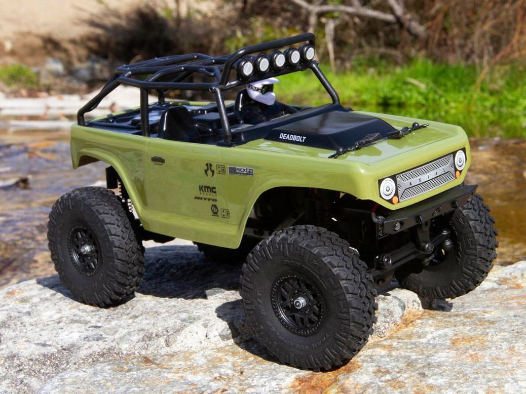 Axial SCX24 Deadbolt 1/24th Scale Electric 4WD RTR Green - AXI90081T2
