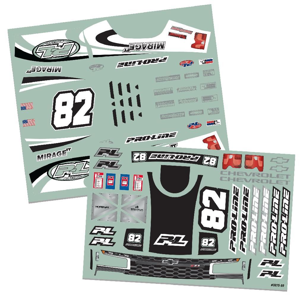 Pro 1/16 Pre-Cut 2019 Chevy Trophy Truck Tough-Color Gray Body: