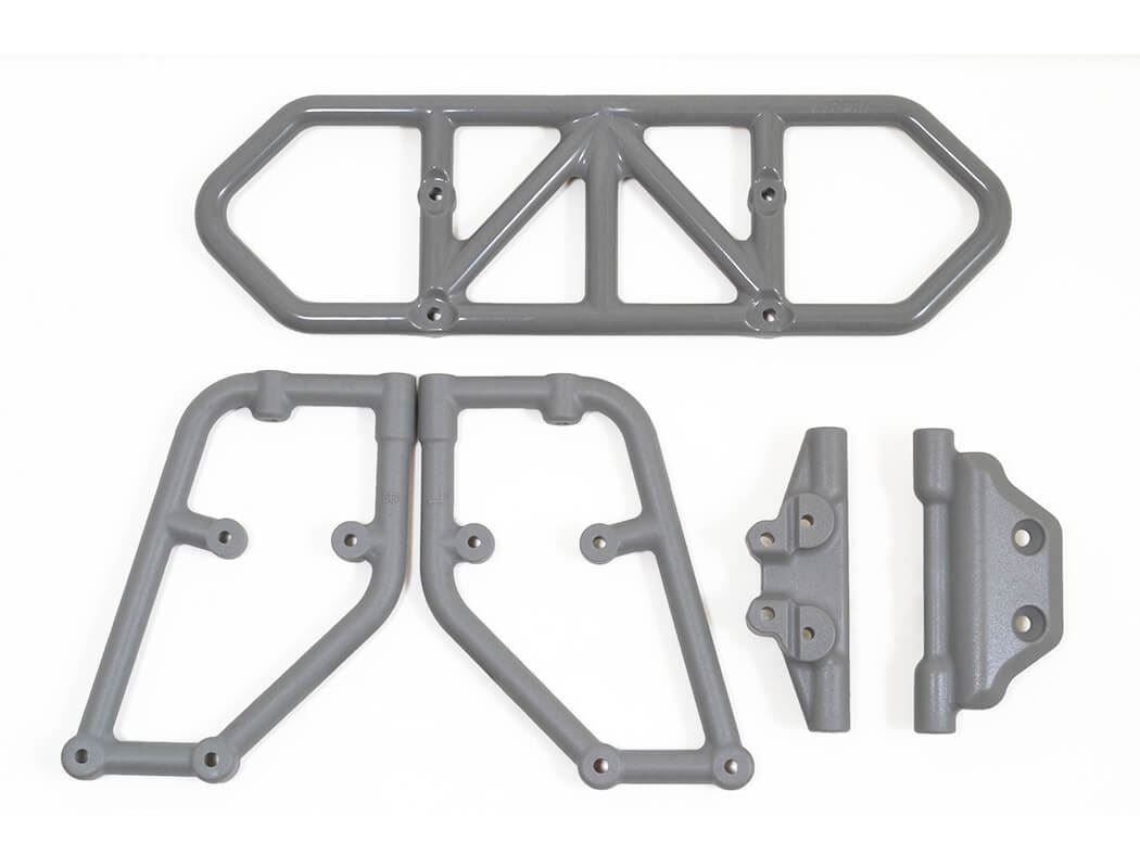 Rpm Rear Bumper For Traxxas Slash 4X4 - Grey