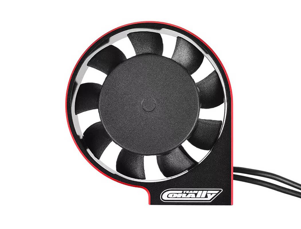 CORALLY ESC ULTRA HIGH SPEED FAN XF-40 BEC CONN. 40MM BK/RE