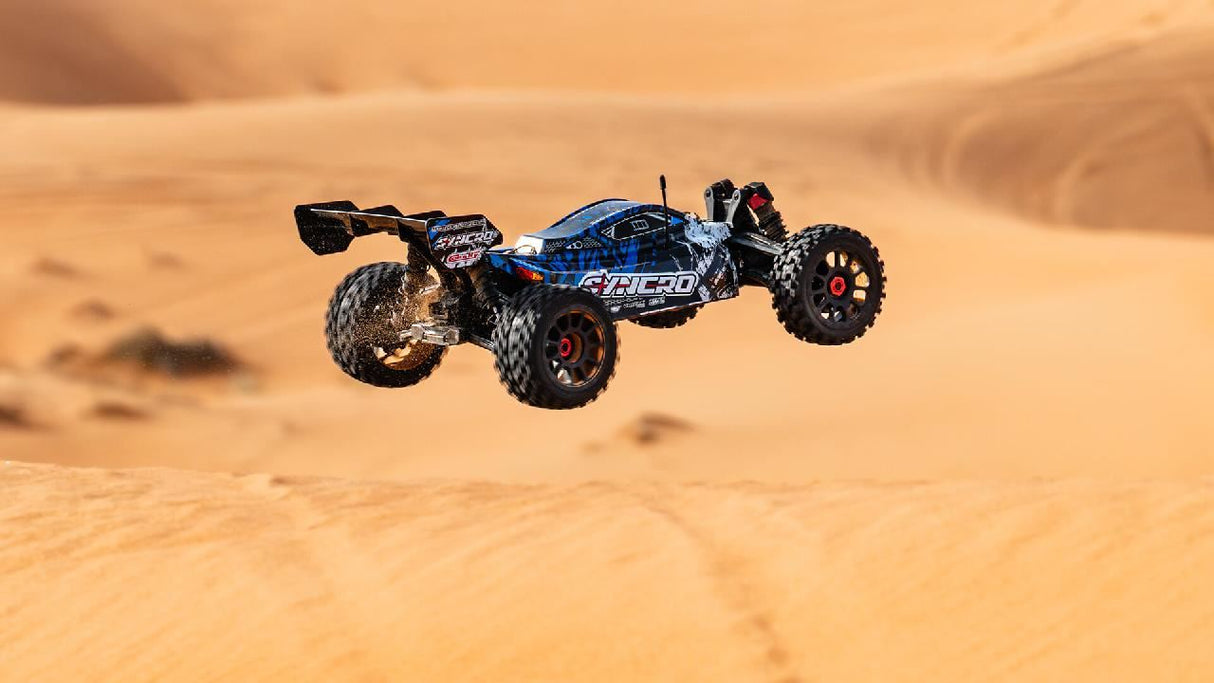 Corally Syncro-2 1/8 Brushless 3-4S Basher Buggy Rtr - Blue