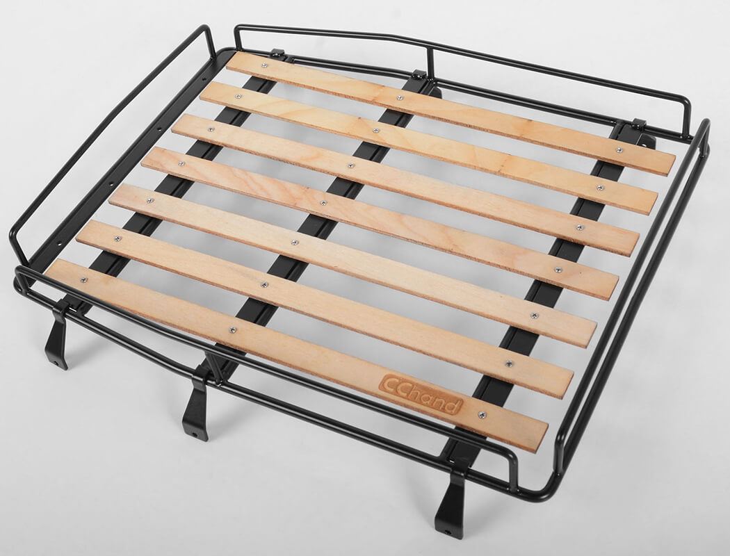 RC4WD WOOD ROOF RACK W/LIGHTS FOR RC4WD CRUISER BODY