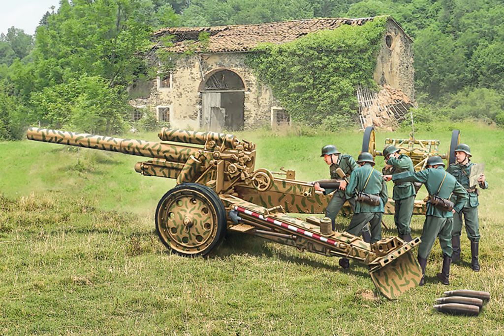 Italeri 15 cm Field Howitzer / 10,5 cm Field Gun