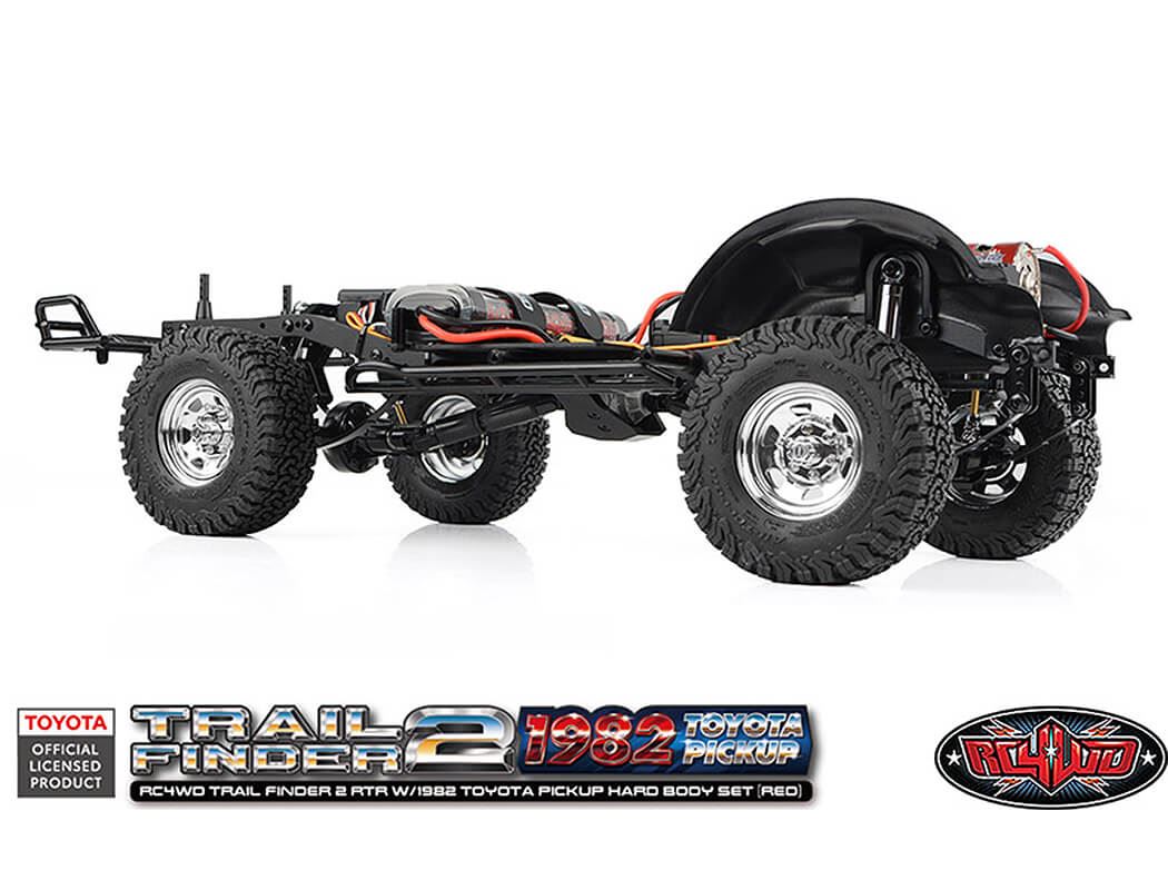 Rc4Wd Trail Finder2 Rtr With 1982 Toyota Pickup Hard Body Red