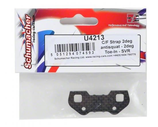 Schumacher Carbon Fibre Strap - 2 Degree Antisquat - 2 Degree Toe In - Cougar SVR
