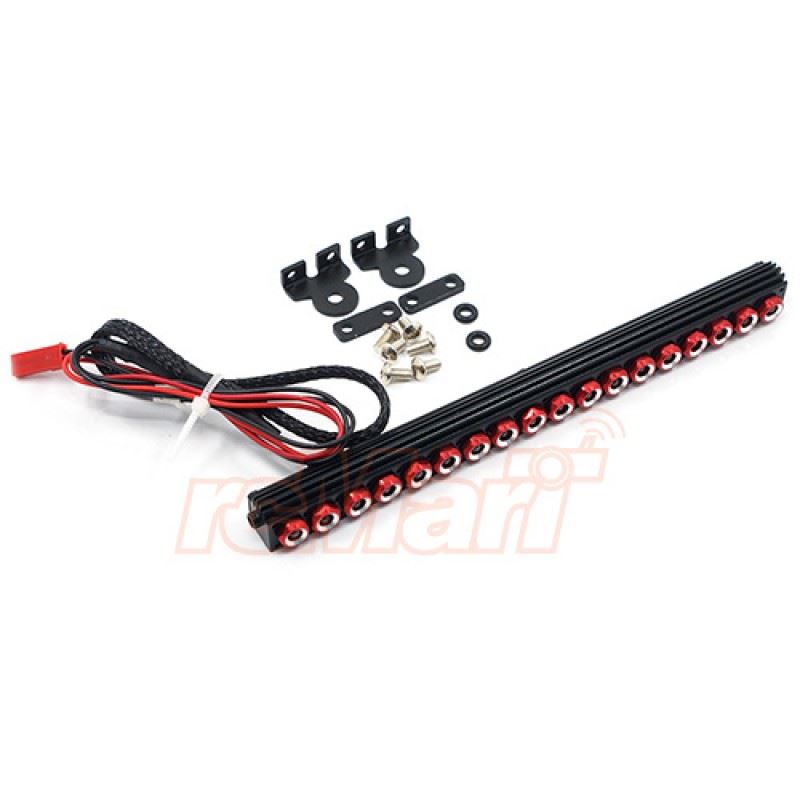 Yeah Racing 1/10 Aluminum White LED Light Bar Red for Crawler