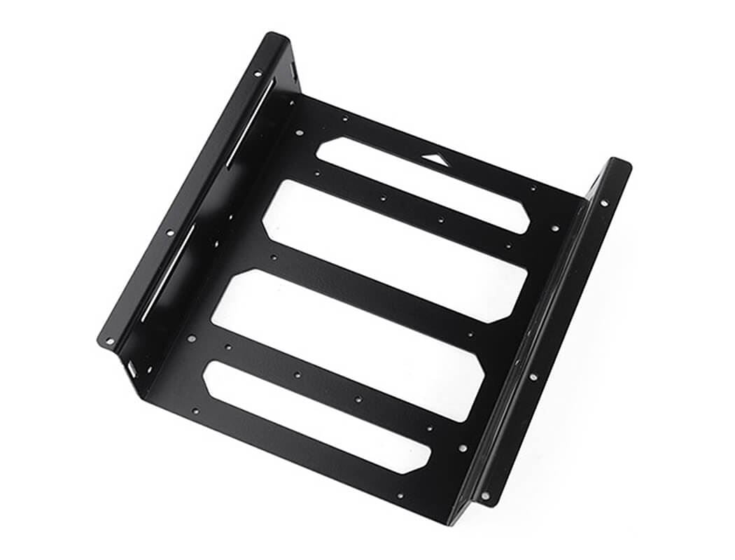 RC4WD REAR BED RACK & TOOL BOX W/ LIGHT BAR FOR VANQUISH VS4