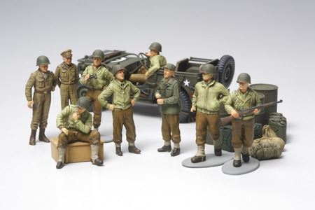 Tamiya Wwii Us Army Infantry + Jeep