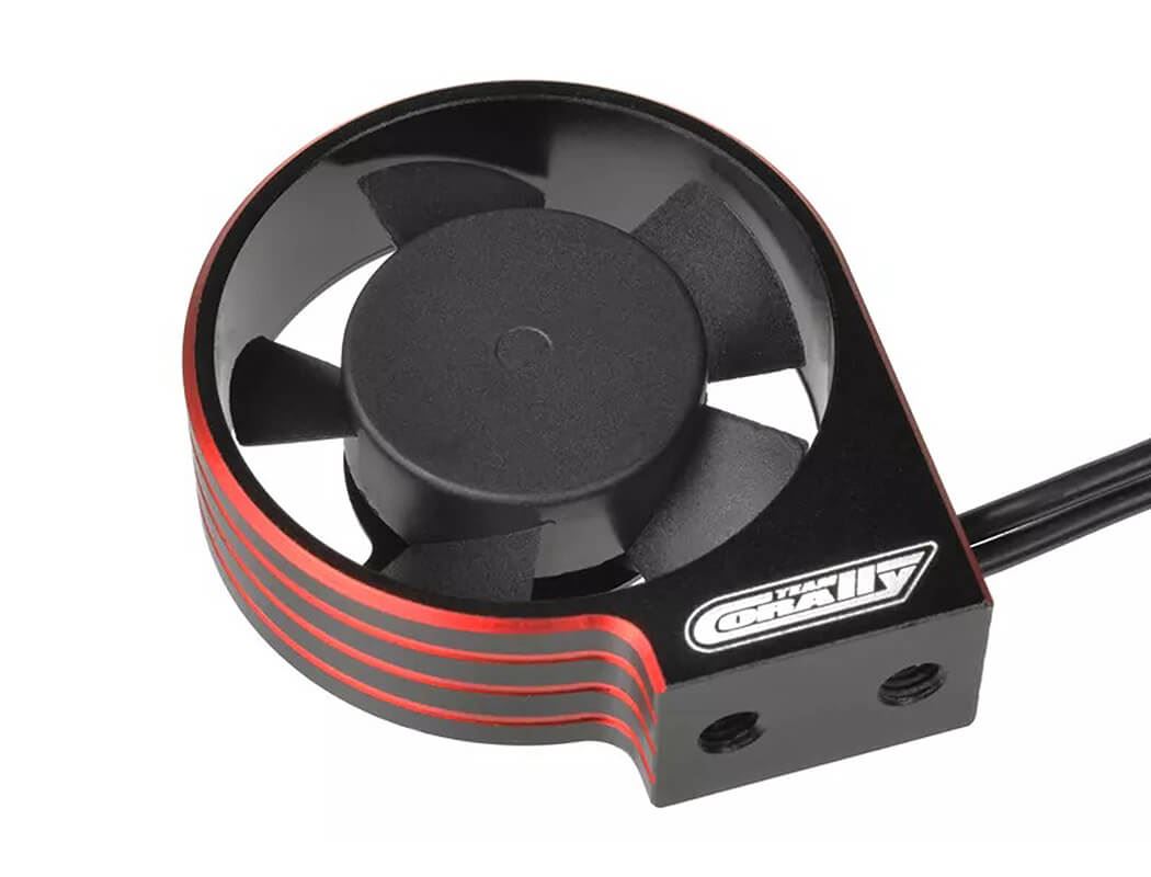 CORALLY ESC ULTRA HIGH SPEED FAN XF-30 BEC CONN. 30MM BK/RE
