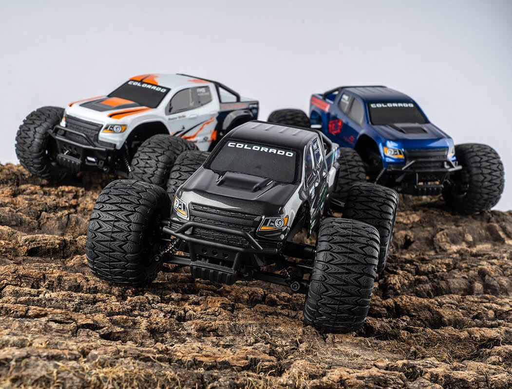 FMS FMT24 1/24TH CHEVROLET COLORADO TRUCK RTR - BLACK