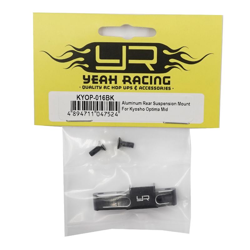 Yeah Racing Aluminum Rear Suspension Mount For Kyosho Optima Mid