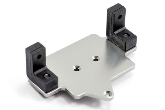FTX OUTBACK SERVO PLATE W/SERVO MOUNT