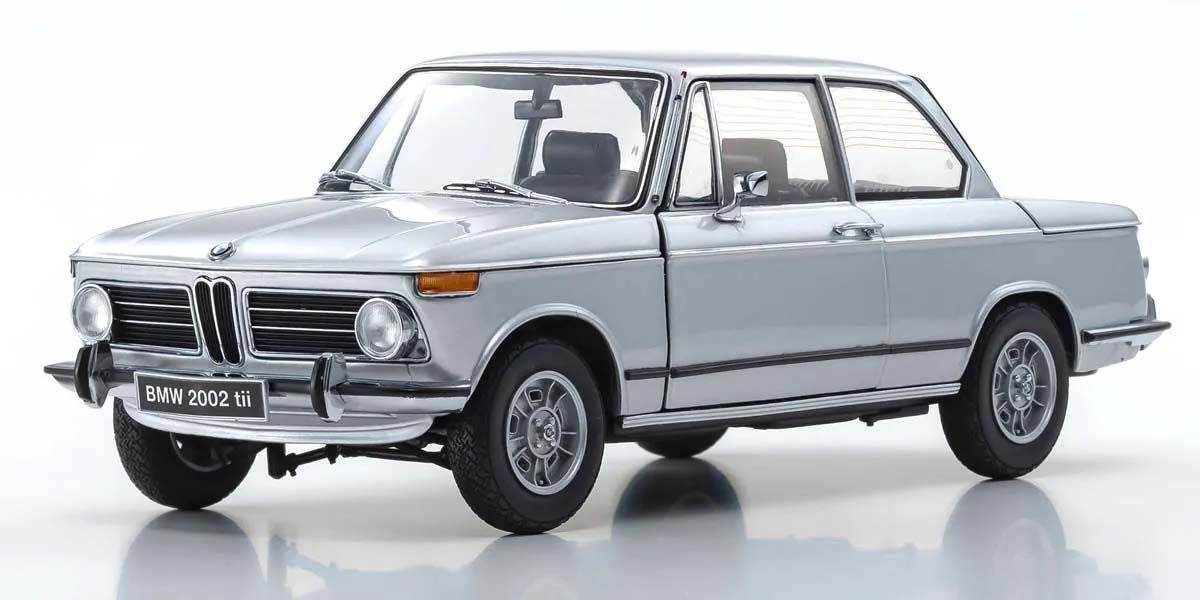 Kyosho 1:18 Bmw 2002 Tii 1972 Silver