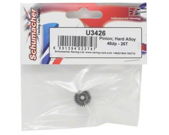 Schumacher Pinion; Hard Alloy 48dp - 26T