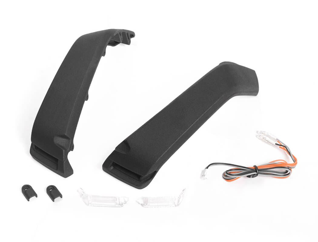 RC4WD FENDER FLARE SET W/ LIGHTS + LED LIGHTING SYSTEM FOR AXIAL 1/10 SCX10 III JEEP (GLADIATOR/WRAN