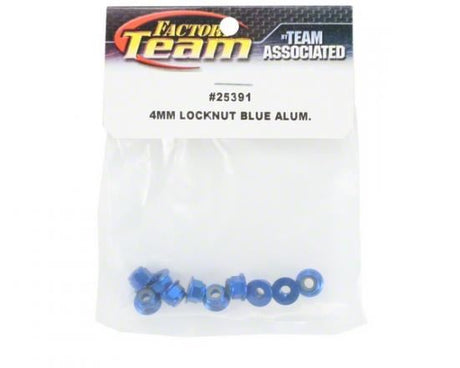 Team Associated Factory Team Blue 4mm Locknut