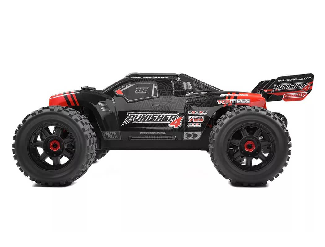 Corally Punisher 4 Brushless 4S Basher Truck Rtr - Red