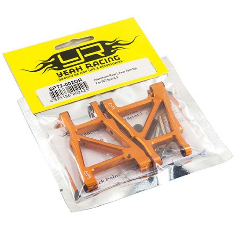 Yeah Racing Aluminum Rear Lower Arm Set For HPI Sprint 2