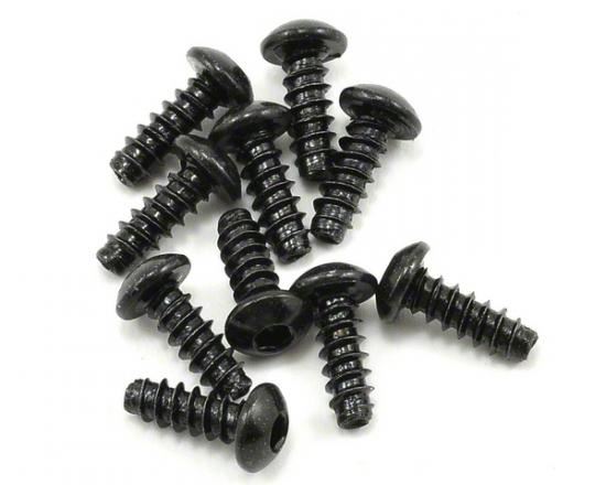 AXIAL Hex Tap Button Head M3x8mm Black (10)