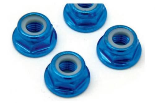 Fastrax M5 Blue Flanged Locknuts (4)