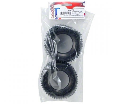 Schumacher Short Course Tyre - Mini Spike - Silver