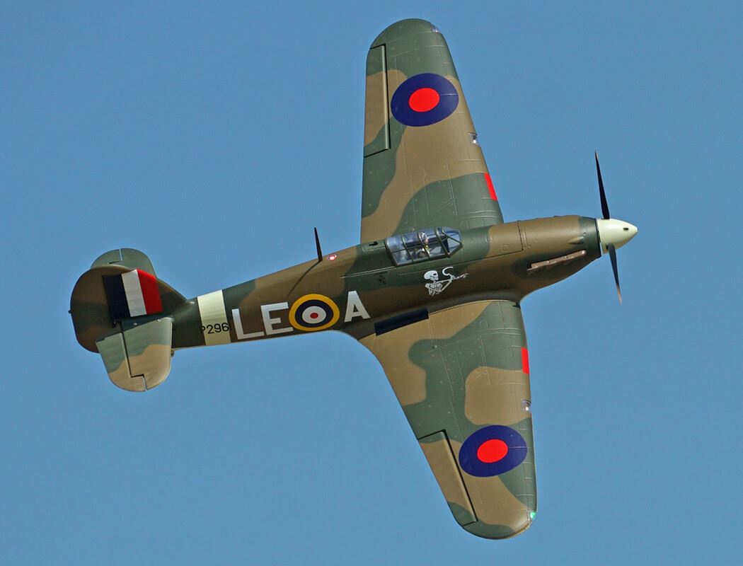 Xfly Hawker Hurricane Mk1 Brown/Green 1200Mm Pnp