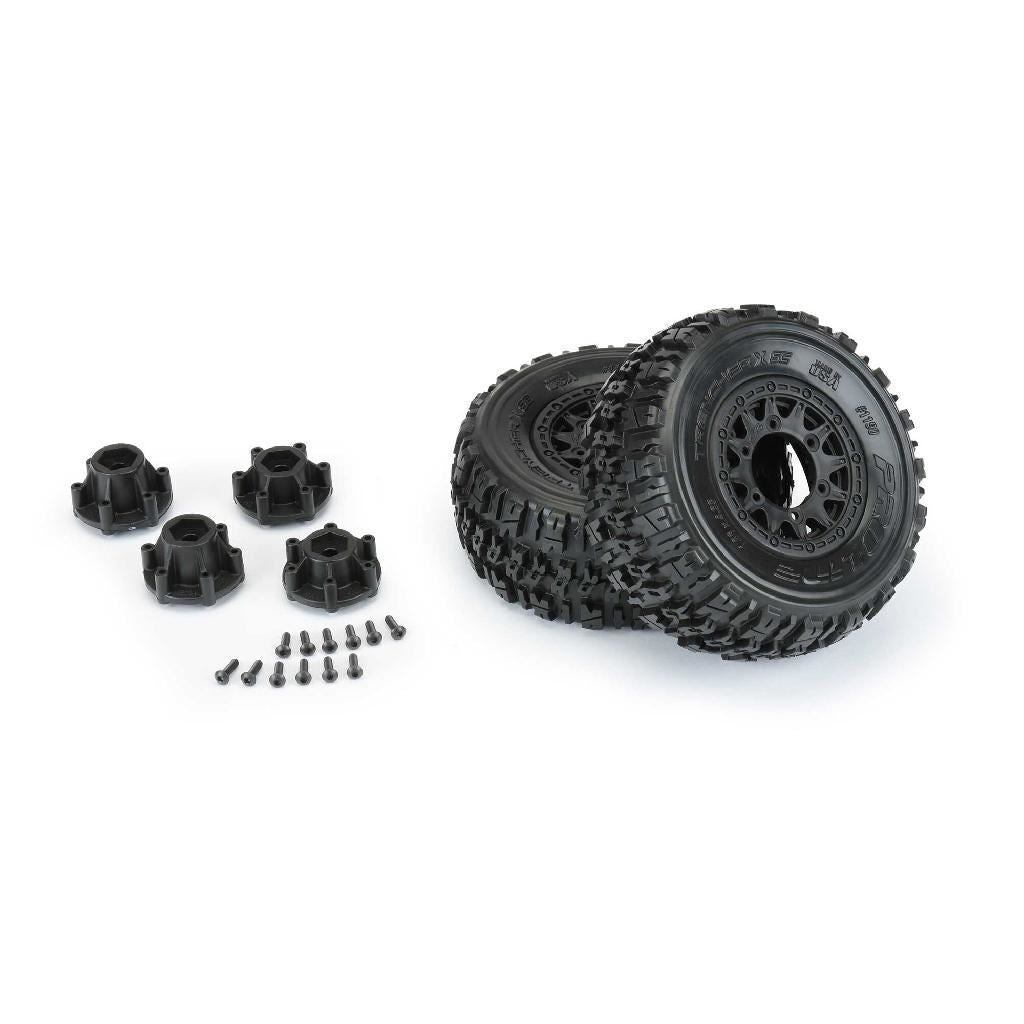 Proline 1/10 Trencher X Front/Rear 2.2In/3.0In Sc Mounted 12mm Black R