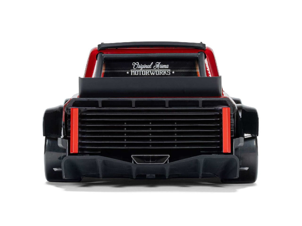 Arrma 1/12 Infraction Grom 3S Blx 4X4 Rtr W. Batt/Charg, Red/Black