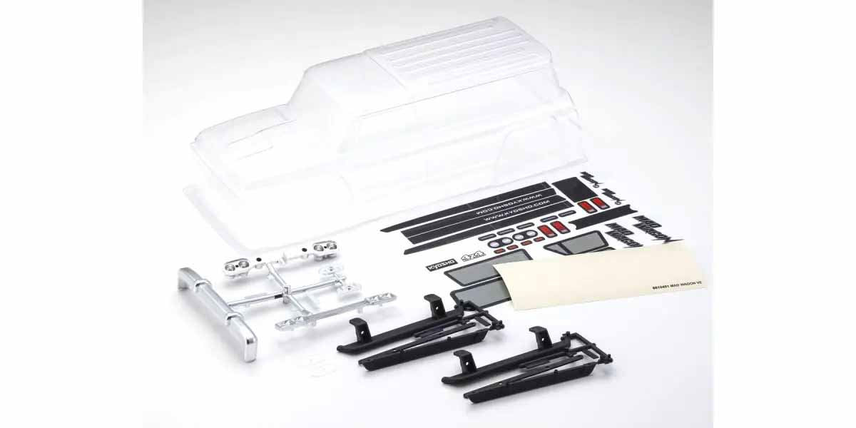 Kyosho Mad Wagon Ve 1.2Mm Clearbody Shell Set