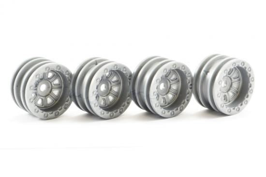 FTX OUTBACK MINI WHEEL SET - GREY (4PC)