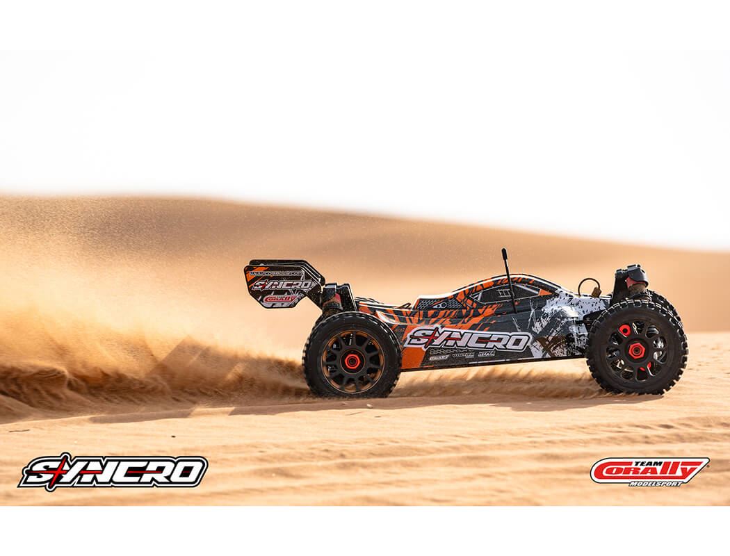 Corally Syncro-2 1/8 Brushless 3-4S Basher Buggy Rtr - Orange
