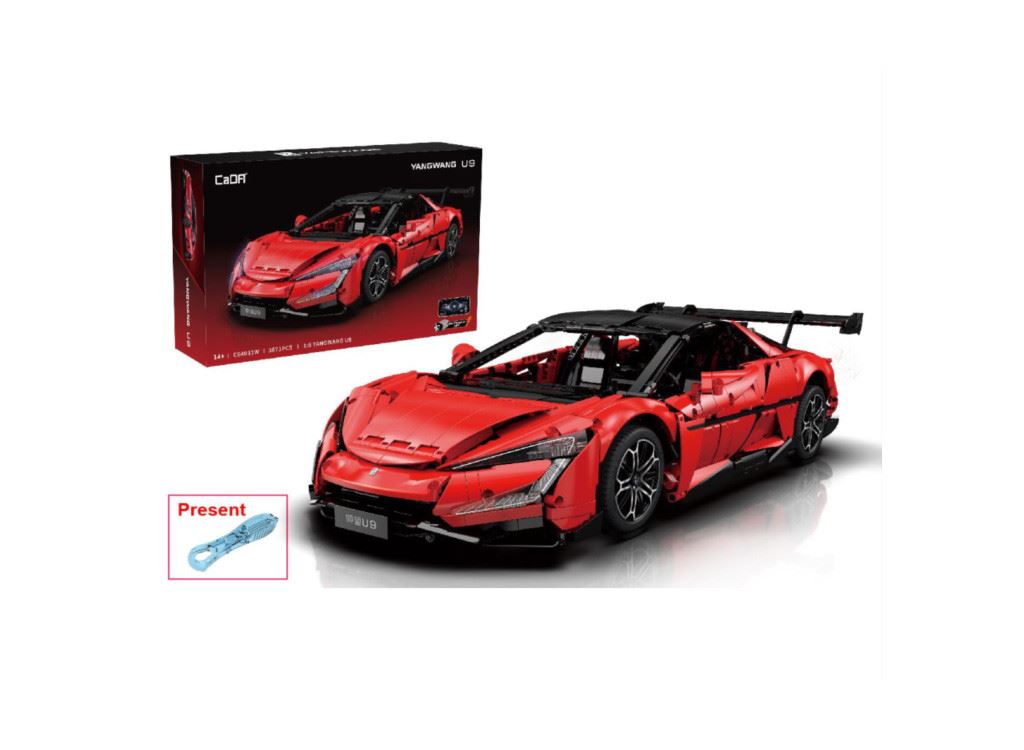 Cada 1:8 Byd Yangwang U9 Electric Super Coupé - 3671 Pcs