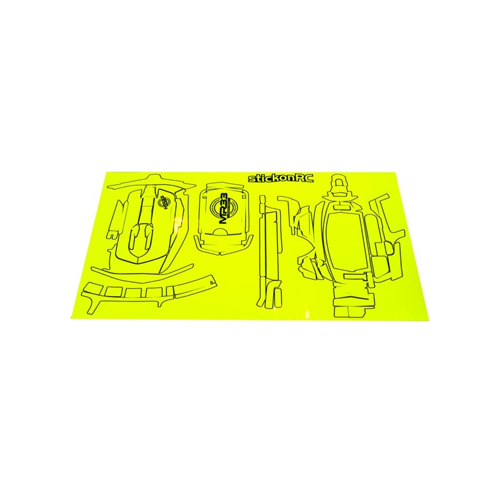 MR33 Sanwa MT-44 Skin - Neon Yellow