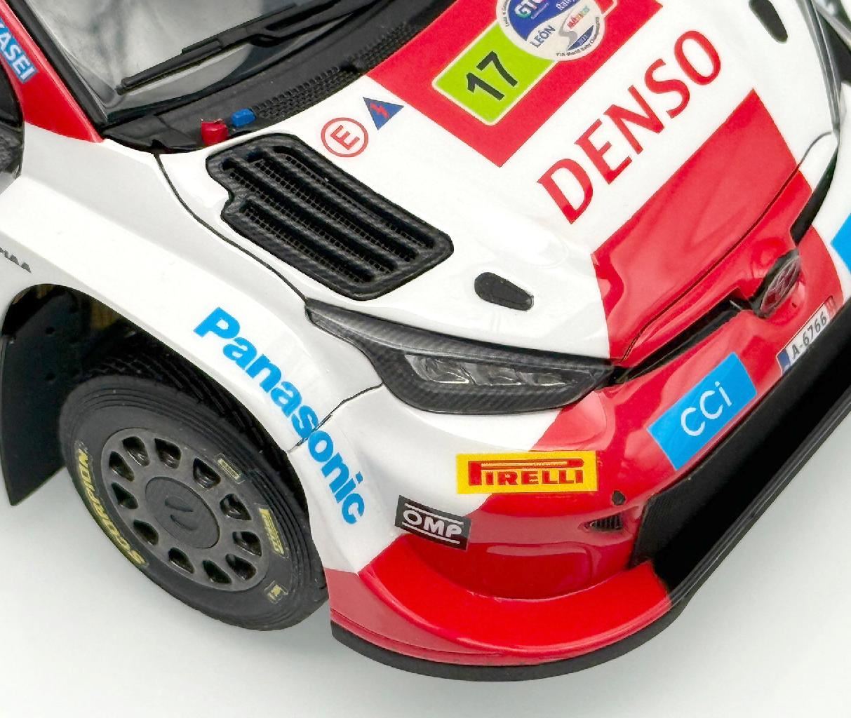 Belkits (P) 1/24 Toyota Gr Yaris Rally Guanajuato Mexico Winner 2023