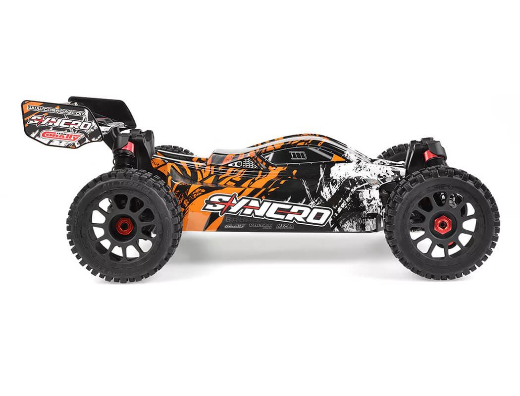 Corally Syncro-2 1/8 Brushless 3-4S Basher Buggy Rtr - Orange