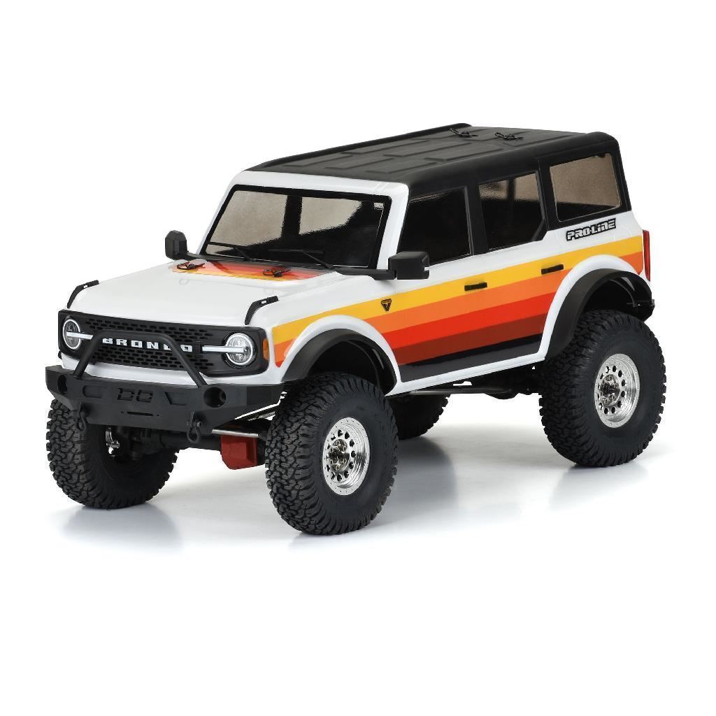Proline 1/10 2021 Ford Bronco Clear Body Set 12.3In Wheelbase: Crawle
