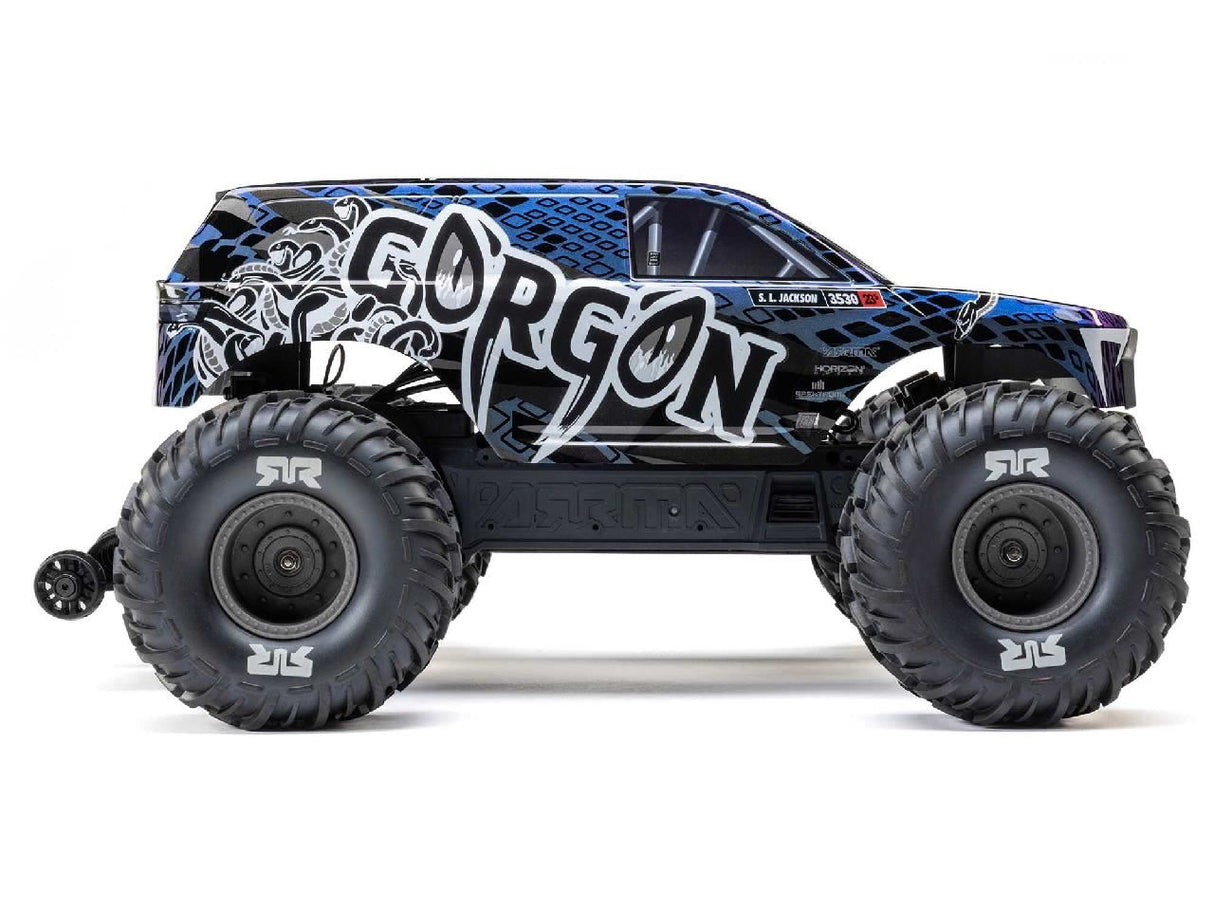 Arrma 1/10 Gorgon 223S 2Wd Rtr Monster Truck, Blue/Black