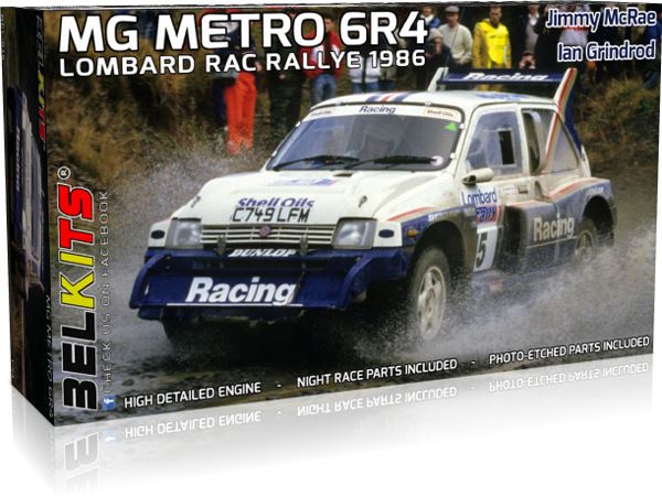 Belkits 1/24 MG Metro 6R4 Lombard RAC Rally 1986