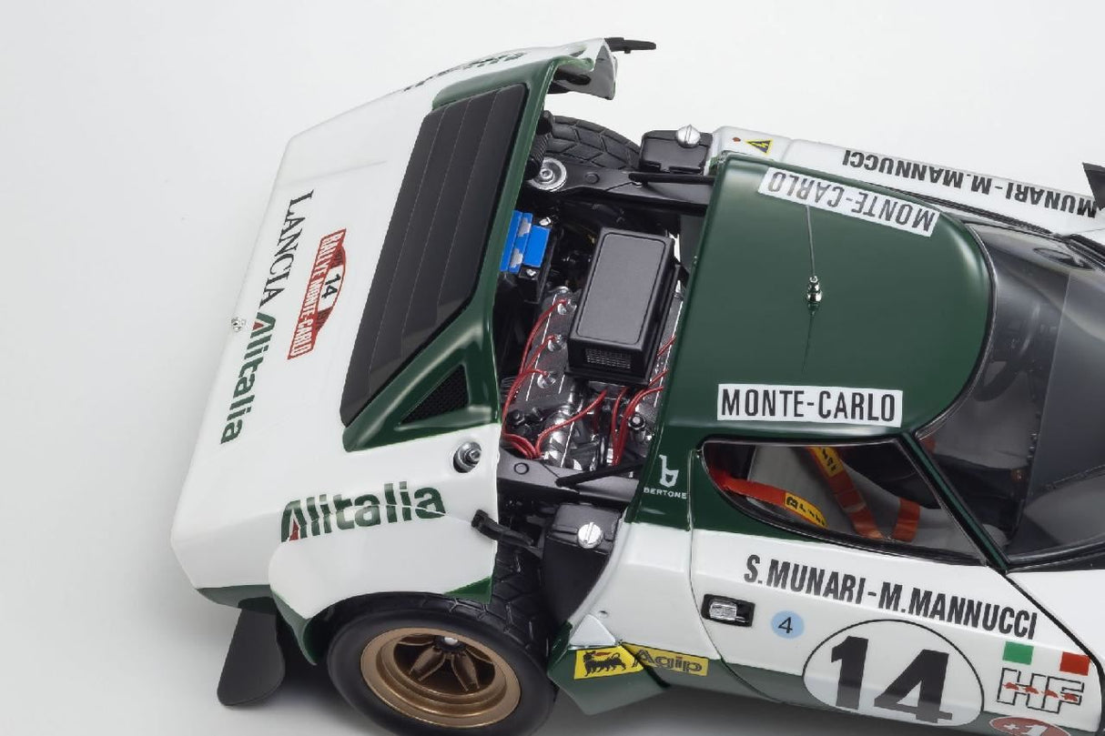 Kyosho 1:18 Lancia Stratos Hf S.Munari Winner Monte Carlo 1975 Nr.14