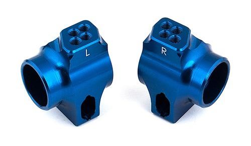 ASSOCIATED B6/B6.1 FACTORY TEAM BLUE ALUMINIUM REAR HUBS FOR 67MM
