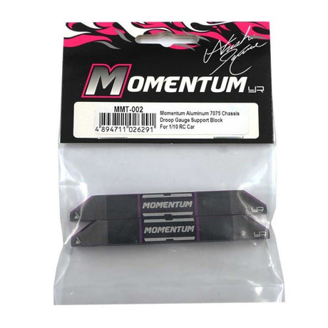 Yeah Racing Momentum 7075 Aluminum Chassis Droop Gauge Support Block For 1/10 Touring Car