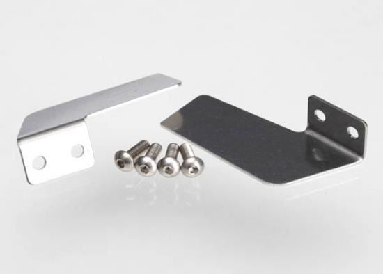 Traxxas Turn Fins, Left & Right/ 4X12mm Bcs (Stainless) (4)