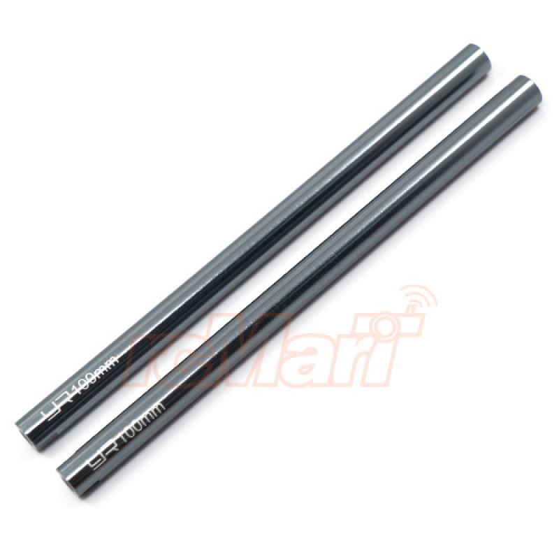 Yeah Racing Threaded Aluminum M3 Link Pipe 6x100mm 2pcs GunMetal