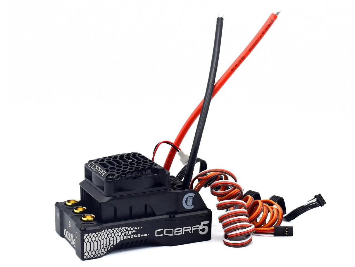 Castle Creations Cobra 5, 8S, 33.6V Esc, 20A Peak Bec W/1721-1260Kv